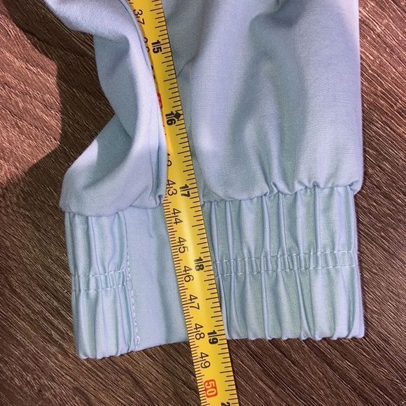 Vintage 80’s Koret Francisca Large Powder Blue Light Jacket - Picture 10 of 12